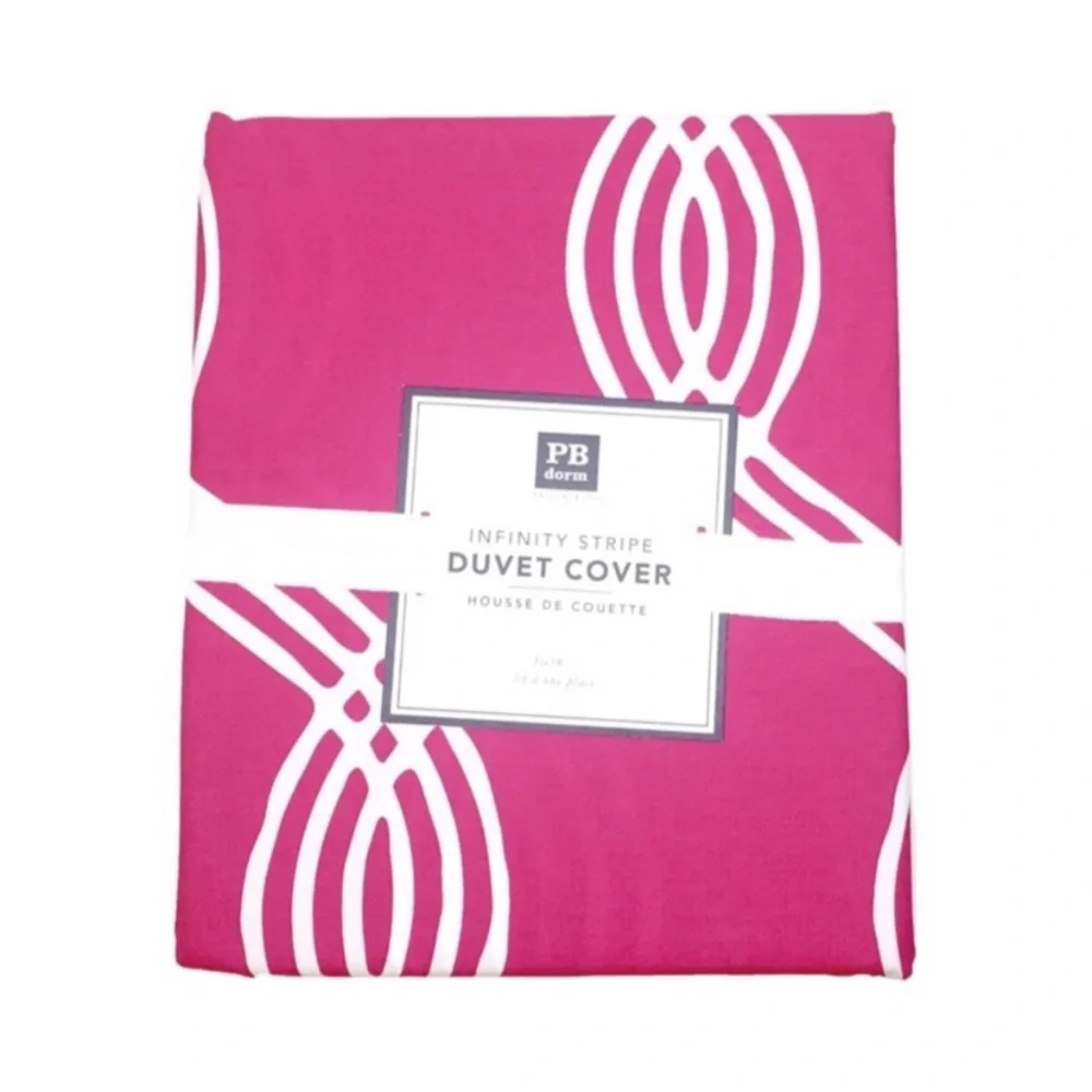 🌸New🌸 Twin Pottery Barn Infinity Duvet Cover NWT